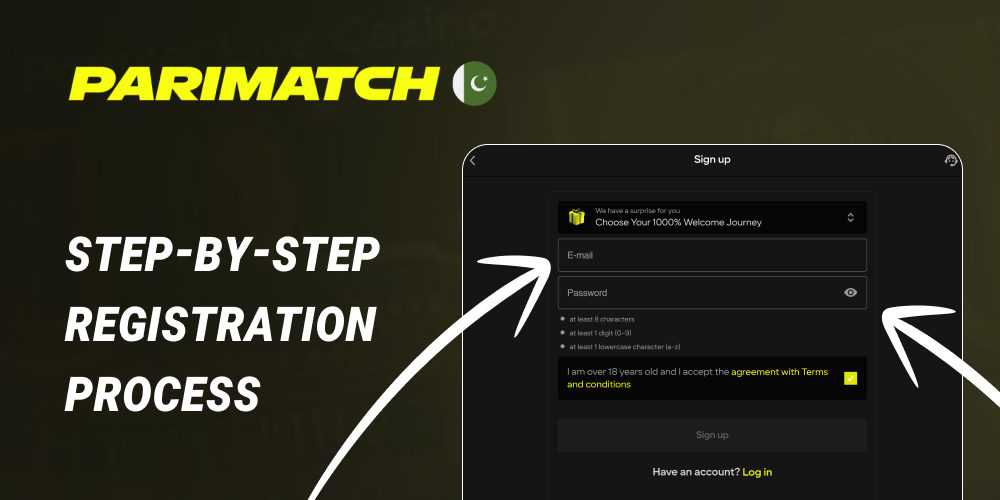 Step by Step Guide to Registration Process in Parimatch PK